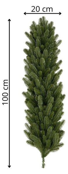 Vánoční řetěz Girlanda z větviček 1 m SPRINGOS CA1543 zelený