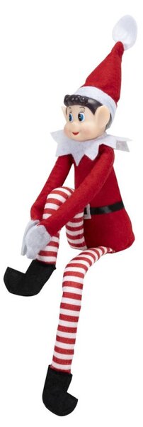 Skřítek Elf červený 40cm, vánoční dekorace