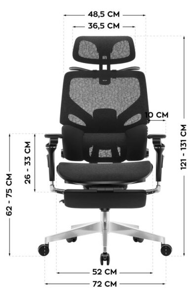 Kancelářská židle Expert 9.6 Black