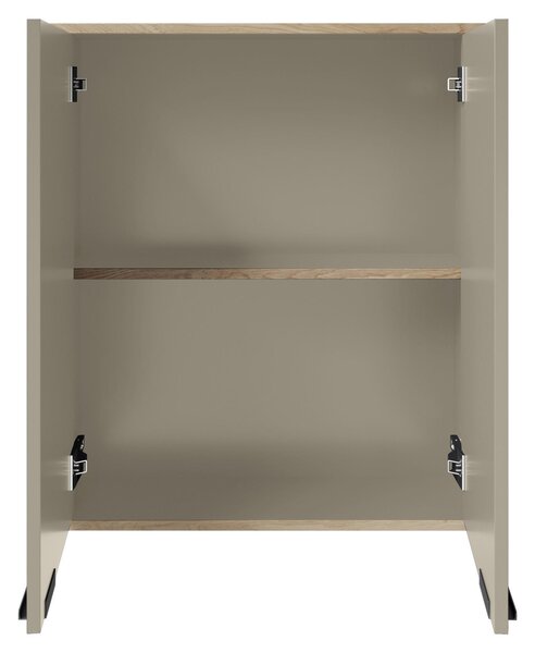 ZÁVĚSNÁ SKŘÍŇKA, šampaňská, dub artisan, šampaňská, dub artisan, 60/63/32,5 cm MID.YOU - Koupelnové série, Online Only