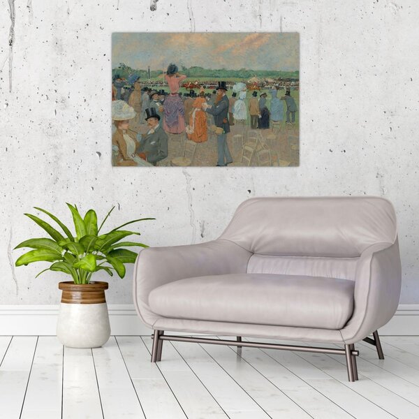 Obraz - Jean-Louis Forain, The Races at Longchamp, reprodukce (70x50 cm)