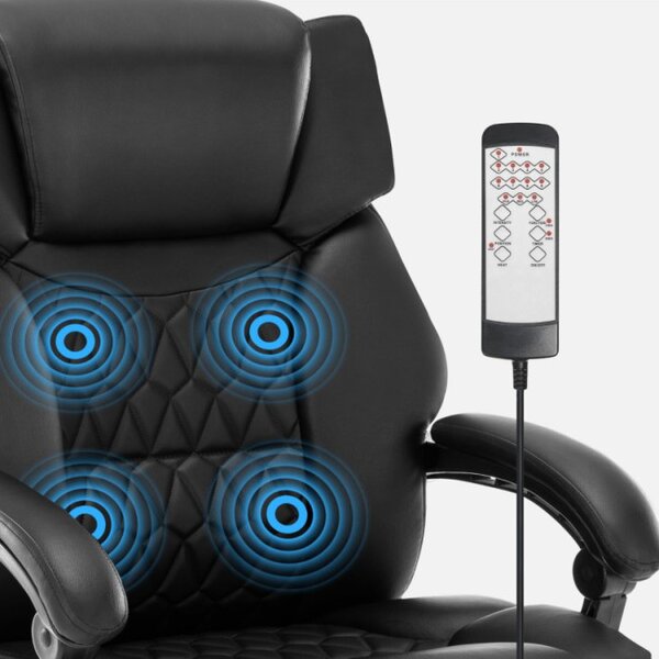 Masážní kancelářské křeslo Boss 6.0 černé