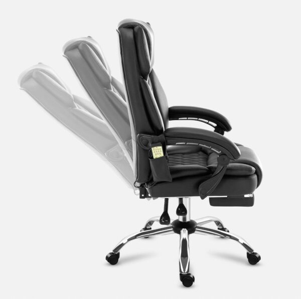 Masážní kancelářské křeslo Boss 6.0 černé