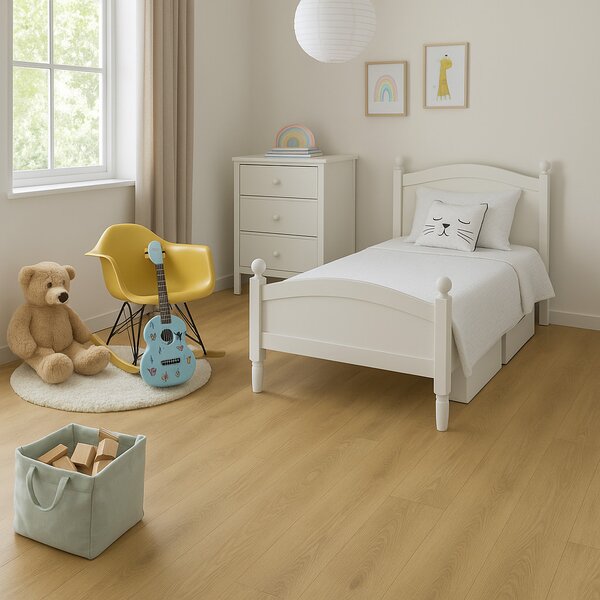 Gerflor, PVC podlaha - lino AladinTex Plus 2351 Timber Golden, na míru, šíře 4m, hnědá, filc, chodba / předsíň