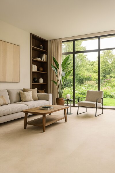 Gerflor, PVC podlaha - lino AladinTex Home 1791 Harlem, na míru, šíře 4m, béžová, bez podkladu, dětský pokoj