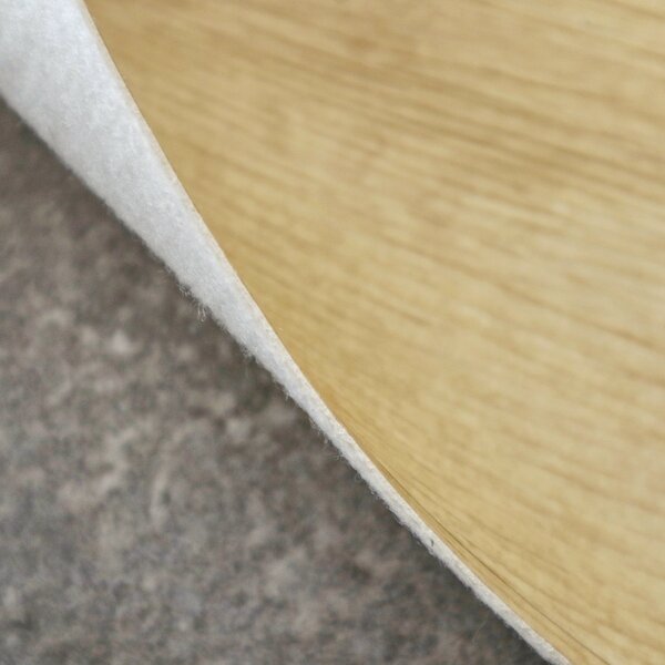 Gerflor, PVC podlaha - lino AladinTex Plus 2351 Timber Golden, na míru, šíře 4m, hnědá, filc, chodba / předsíň