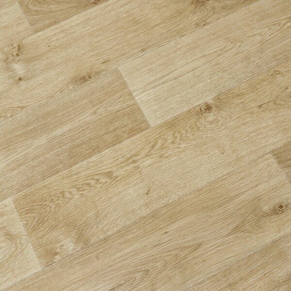 Gerflor, PVC podlaha - lino AladinTex Plus 2351 Timber Golden, na míru, šíře 4m, hnědá, filc, chodba / předsíň