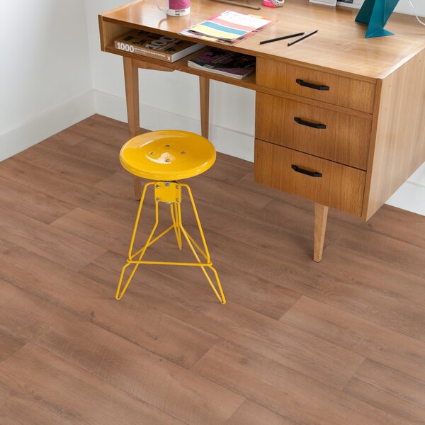 Gerflor, PVC podlaha - lino AladinTex Plus 1236 Cajou Honey, na míru, šíře 4m, hnědá, filc, chodba / předsíň