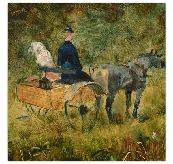 Obraz - Henri de Toulouse-Lautrec, The Trap, reprodukce (30x30 cm)