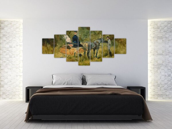 Obraz - Henri de Toulouse-Lautrec, The Trap, reprodukce (210x100 cm)