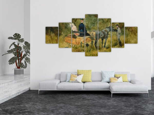 Obraz - Henri de Toulouse-Lautrec, The Trap, reprodukce (210x100 cm)