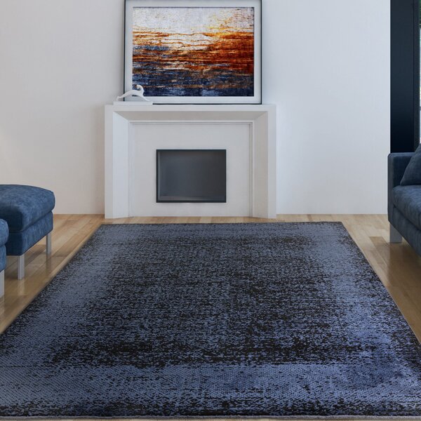 Tribeca Design Kusový koberec Trigger Indigo Black Rozměry: 120x170 cm