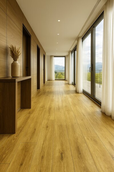 Beauflor, PVC podlaha - lino Texalino Supreme 667M Tasmanian Oak - dub, na míru, šíře 2m,3m,4m,5m, hnědá, filc, chodba / předsíň