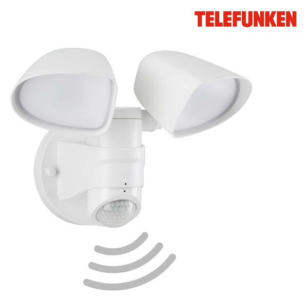 TF 304606TF TELEFUNKEN LED venkovní svítidlo 25,8 cm 2x10W 1000lm bílé - BRILONER