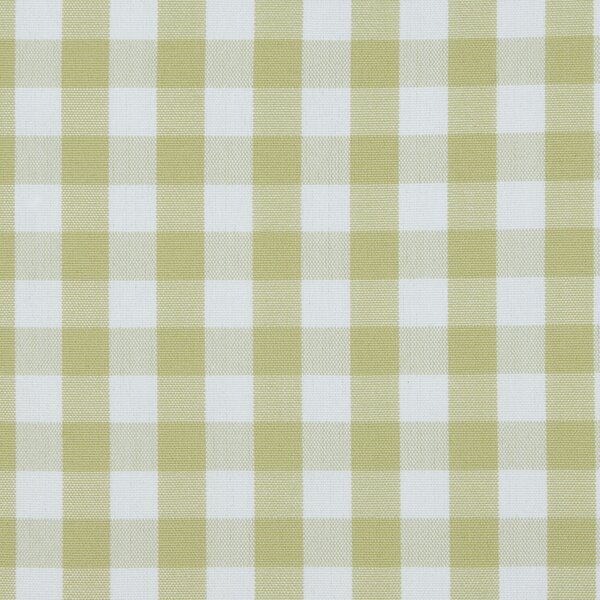 Dekorativní polštář TALYA 45 x 45 cm Olivově zelená Kostkovaný vzor