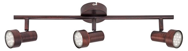 BRI 2843-031 Bodové svítidlo 48 cm 3xGU10 9W 750lm antická měď - BRILONER