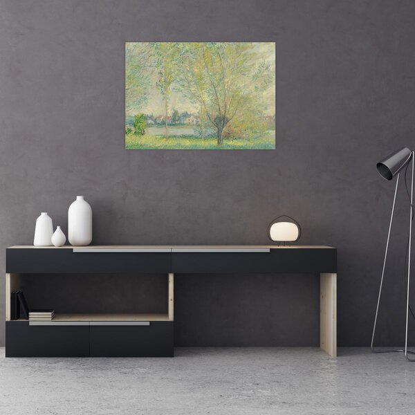 Obraz - Claude Monet, The Willows, reprodukce (70x50 cm)