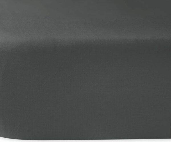 SATÉNOVÉ PROSTĚRADLO 037 160X220 CM ŠEDÁ