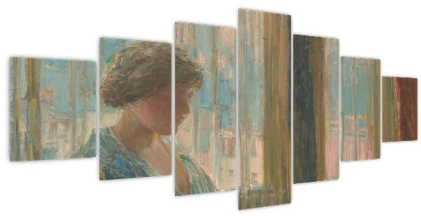 Obraz - Childe Hassam, The New York Window, reprodukce (210x100 cm)