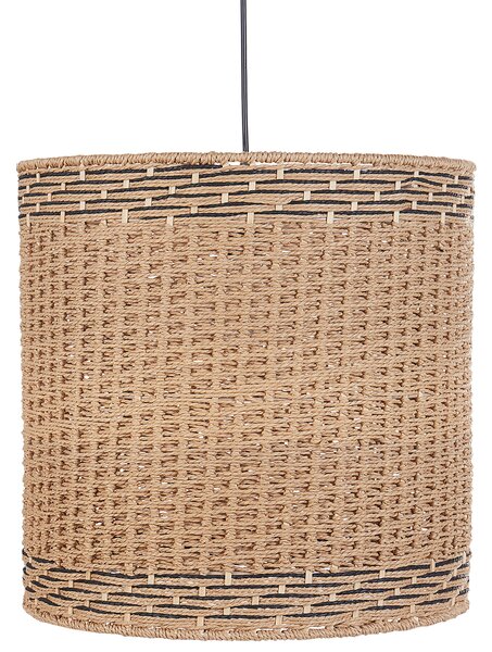 Závěsná lampa LUAPULA Papírové lano Přírodní
