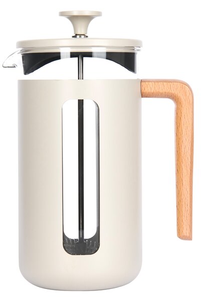 KitchenCraft French Press La Cafetiere PISA na 8 šálků, latté LCPISA8CPLATW