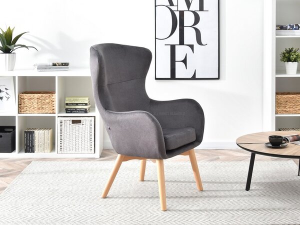Křeslo Léto (grafit + černá). Akce -15%