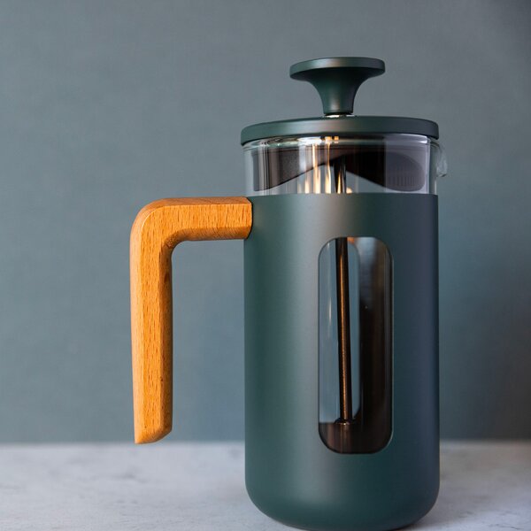 KitchenCraft French Press La Cafetiere PISA na 3 šálky, zelená LCPISA3CPGRNW