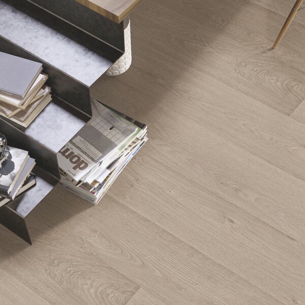 Gerflor, PVC podlaha - lino AladinTex Ultra 0828 Havana beige, na míru, šíře 4m, béžová, filc, chodba / předsíň