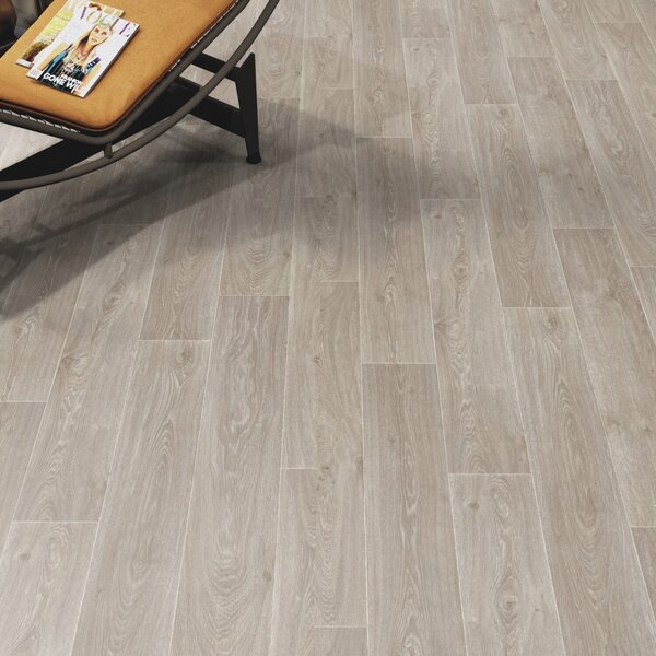 Gerflor, PVC podlaha - lino AladinTex Ultra 0179 Valencay patine, na míru, šíře 4m, hnědá, filc, chodba / předsíň