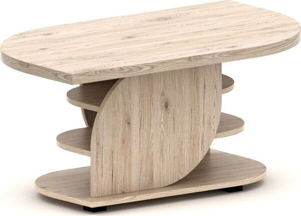Bradop Konferenční stolek Dan K125 | Provedení: L - Olše