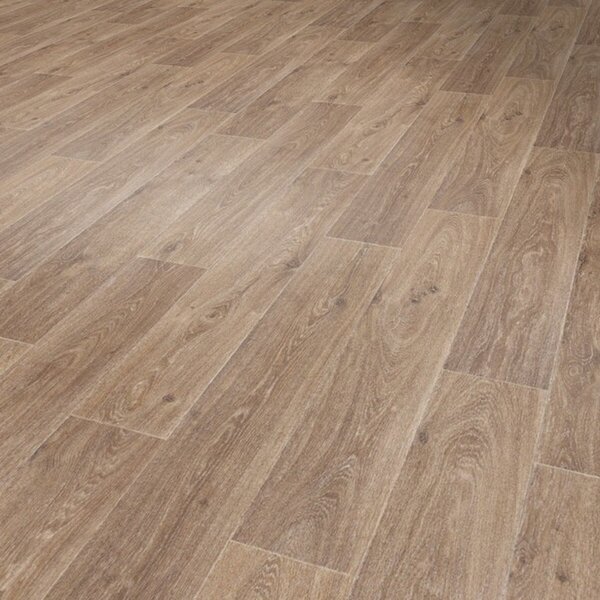 Gerflor, PVC podlaha - lino AladinTex Ultra 0368 Valencay blond, na míru, šíře 4m, hnědá, filc, chodba / předsíň