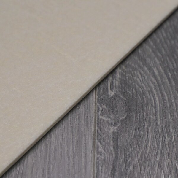Gerflor, PVC podlaha - lino AladinTex Ultra 1442 Valencay pecan, na míru, šíře 4m, šedá, filc, chodba / předsíň
