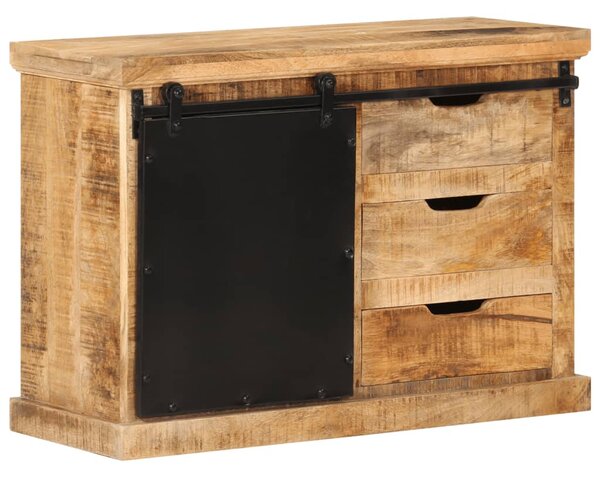 Příborník 80 x 30 x 55 cm masivní hrubé mangovníkové dřevo