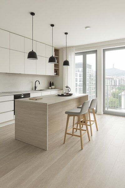 Beauflor, PVC podlaha - lino Texalino Supreme 960 S Columbian Oak - dub, na míru, šíře 3m,4m, hnědá, filc, chodba / předsíň