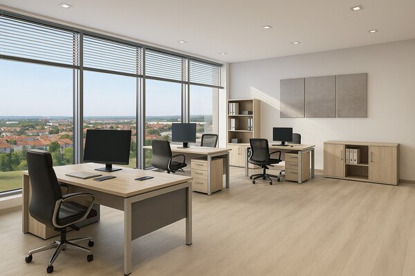 Beauflor, PVC podlaha - lino Texalino Supreme 960 S Columbian Oak - dub, na míru, šíře 3m,4m, hnědá, filc, chodba / předsíň