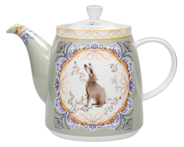 Čajová konvice London Pottery s filtrem na sypaný čaj 1000 ml, zajíc LPBLTPOT1LHAR