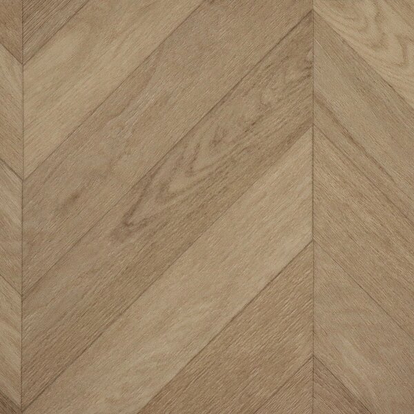Gerflor, PVC podlaha - lino AladinTex Ultra 2346 Azay cream, na míru, šíře 4m, hnědá, filc, chodba / předsíň