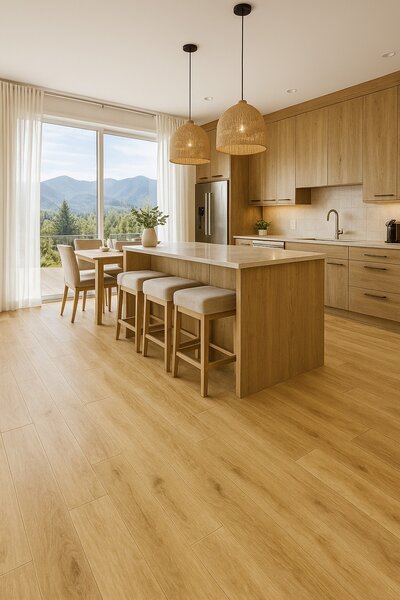 Beauflor, PVC podlaha - lino Texalino Supreme 266M Vero, na míru, šíře 2m,3m,4m,5m, béžová, filc, chodba / předsíň