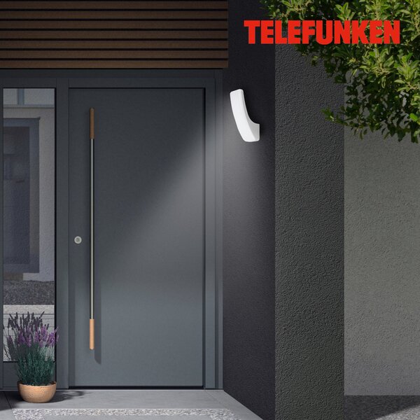 TF 311604TF TELEFUNKEN LED venkovní svítidlo 26,3 cm 15W 1800lm stříbrná - BRILONER
