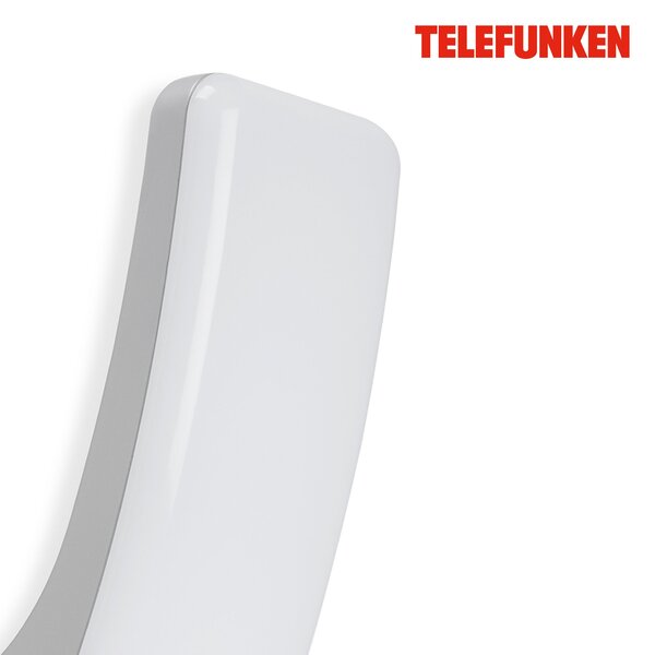TF 311604TF TELEFUNKEN LED venkovní svítidlo 26,3 cm 15W 1800lm stříbrná - BRILONER