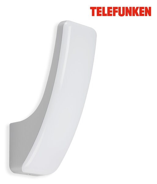TF 311604TF TELEFUNKEN LED venkovní svítidlo 26,3 cm 15W 1800lm stříbrná - BRILONER
