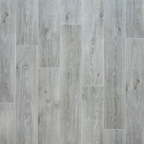 Gerflor, PVC podlaha - lino AladinTex Home 1727 Noma, na míru, šíře 4m, šedá, bez podkladu, dětský pokoj