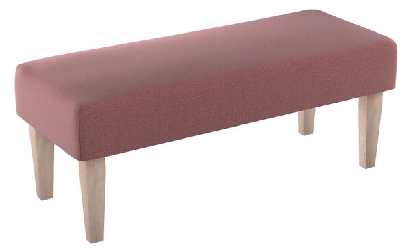 Dlouhá lavička 100x40cm barva fialová látka sametová