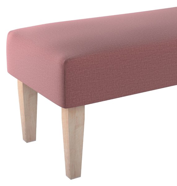 Dlouhá lavička 100x40cm barva fialová látka sametová