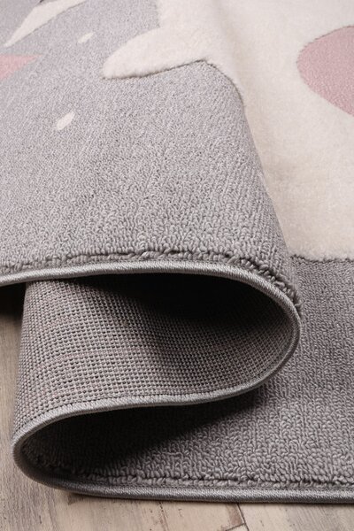 Koberec SKANDI KIDS A1098A šedý / krémový