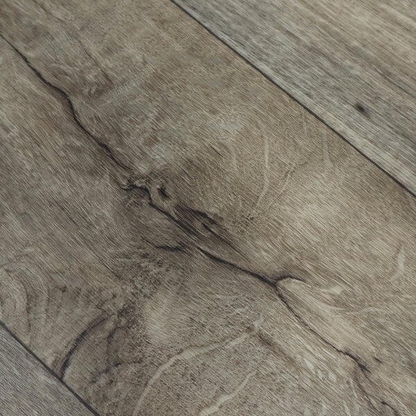 Beauflor, PVC podlaha - lino Texalino Supreme 997 D Valley Oak - dub, na míru, šíře 2m,3m,4m,5m, hnědá, filc, chodba / předsíň
