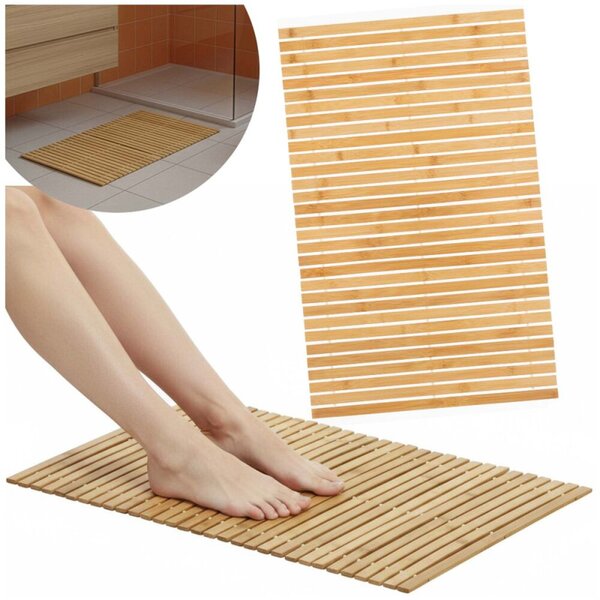 Koupelnová předložka 80x50 cm SPRINGOS HA7531přírodní