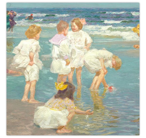 Obraz - Edward Henry Potthast, A Holiday, reprodukce (30x30 cm)