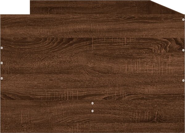 VidaXL Rám postele se zásuvkami 100 x 200 cm [3207340] Barva: šedá sonoma