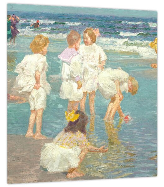 Obraz - Edward Henry Potthast, A Holiday, reprodukce (30x30 cm)